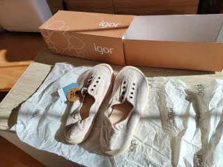 Bambas Igor Beige Mujer