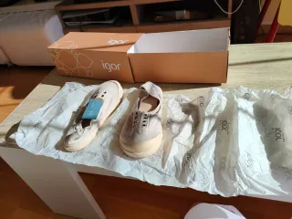 Bambas Igor Beige Mujer