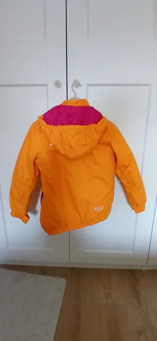 Chaqueta de esquí infantil naranja 4F