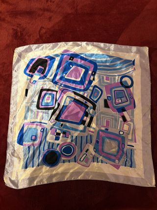 Foulard donna fantasia geometrica