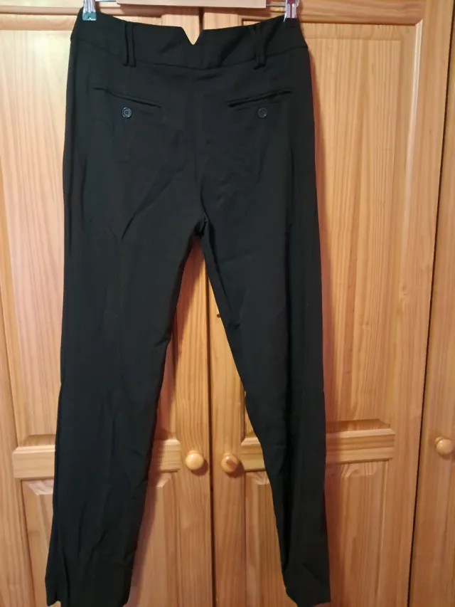 Pantalón vestir Mango Talla 40 Negro