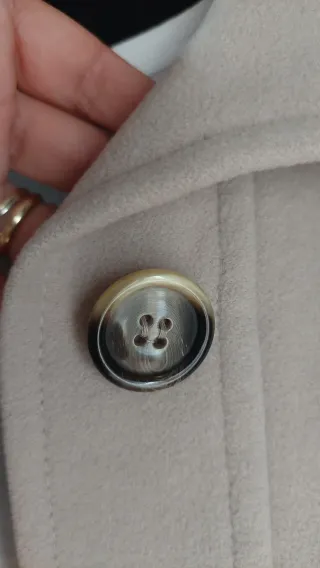 Cappotto Lana Bianca Domini Made in Italy