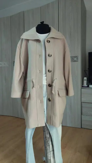 Cappotto Lana Bianca Domini Made in Italy