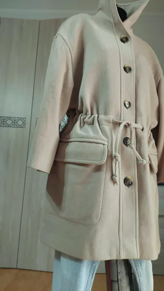 Cappotto Lana Bianca Domini Made in Italy