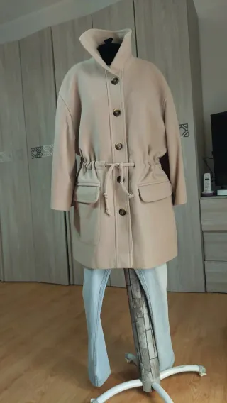 Cappotto Lana Bianca Domini Made in Italy