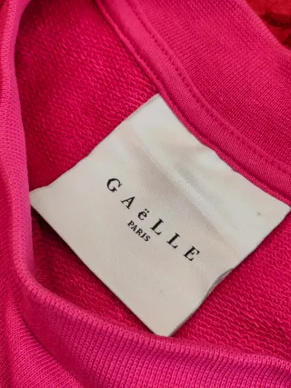 Felpa rosa donna con logo