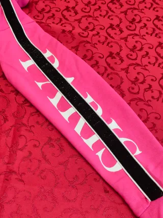 Felpa rosa donna con logo