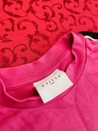 Felpa rosa donna con logo