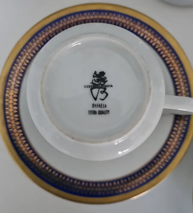Servizio da Tè Porcellana Cecoslovacchia