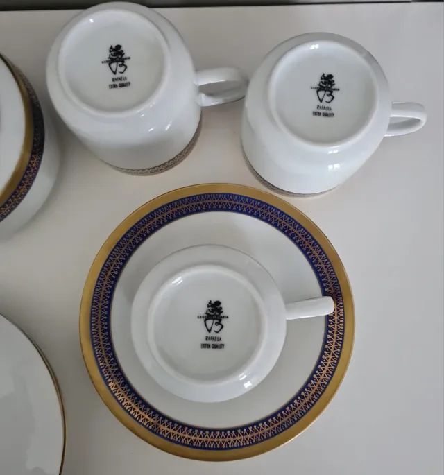 Servizio da Tè Porcellana Cecoslovacchia