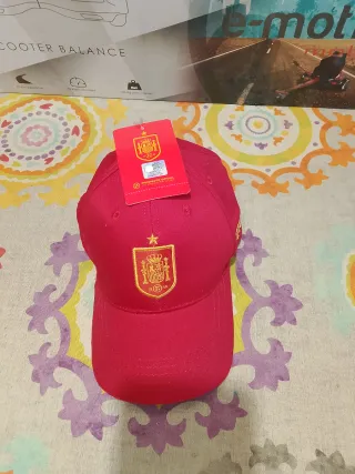BufandaFC Barcelona y gorra de la selección españa