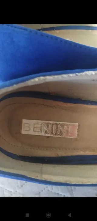 Zapatos de tacón azules mujer