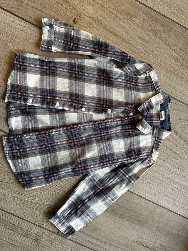 Sobrecamisa niño H&M cuadros T.98cms