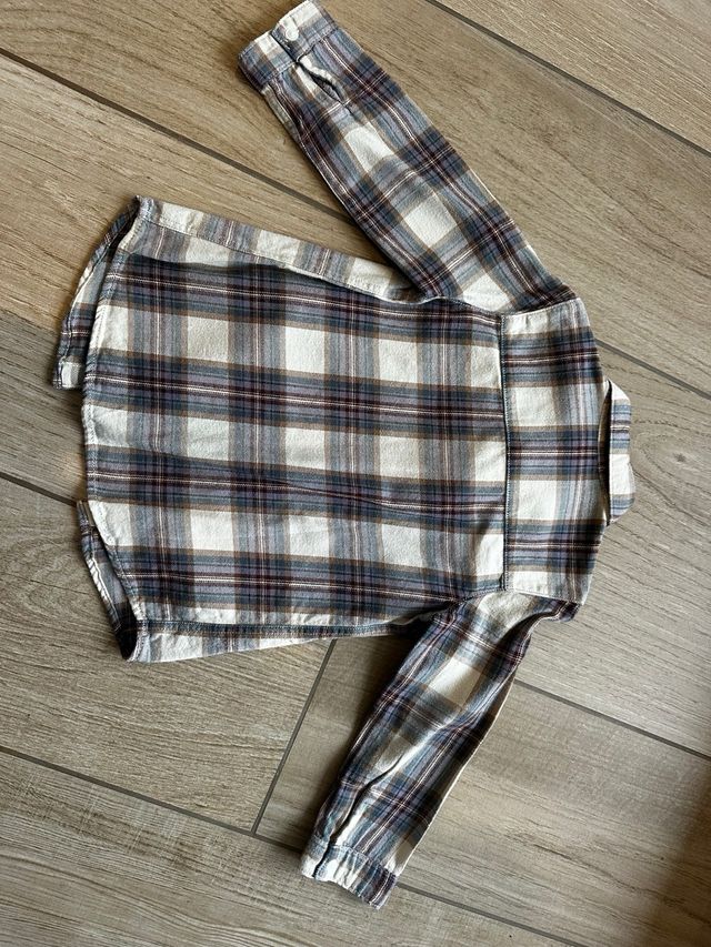 Sobrecamisa niño H&M cuadros T.98cms