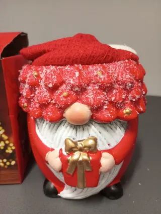 Vaso a forma di gnomo porta oggetti