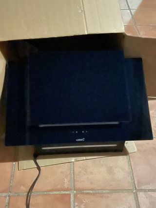 Campana Extractora Cata 70cm Negra