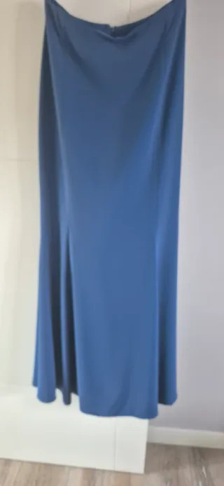 Vestido largo azul de fiesta