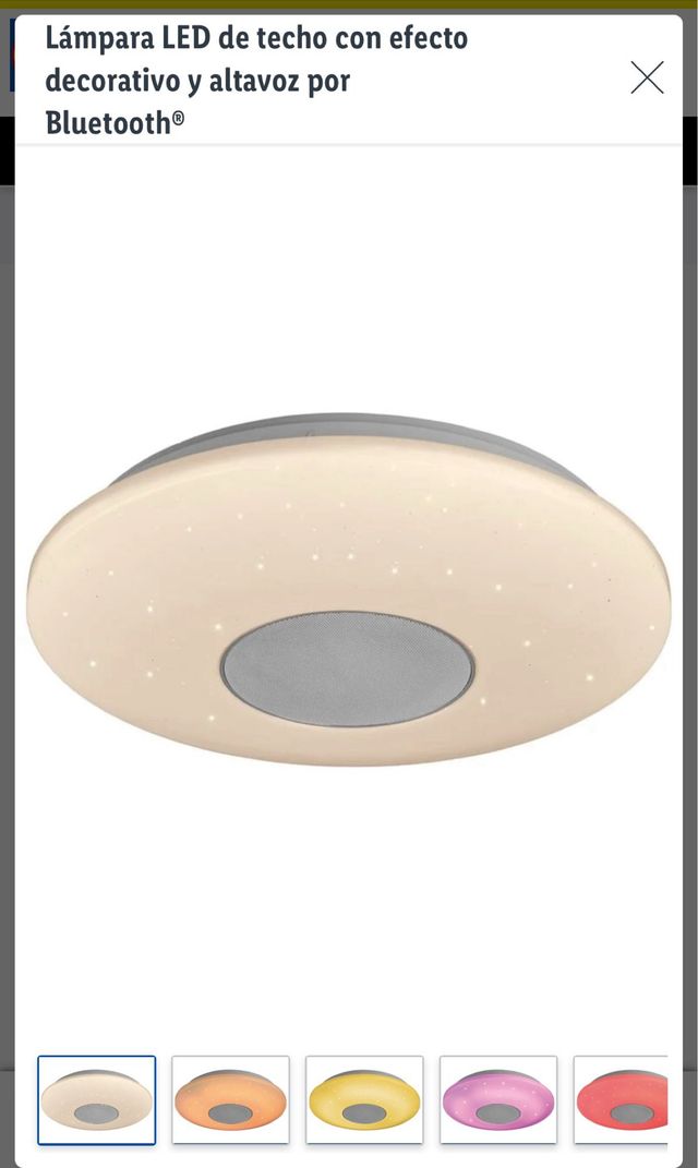 Lámpara Techo LED Livarno Bluetooth