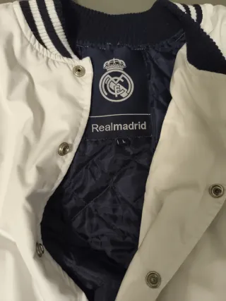 Chaqueta Real Madrid Blanca Talla L
