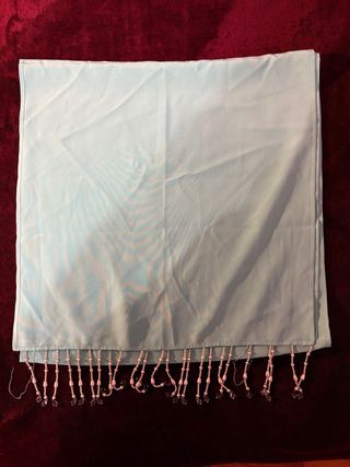 Foulard donna elegante con perline