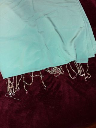 Foulard donna elegante con perline