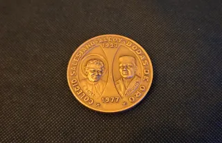 Medalla Colegio Salesiano Alcoy 1977