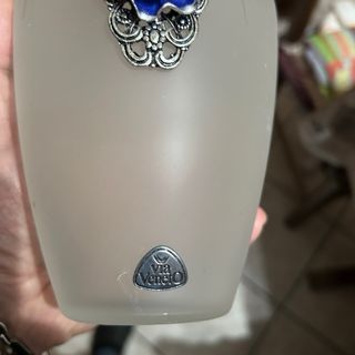 Vaso Via Veneto vetro e metallo