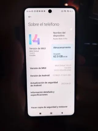 Xiaomi Redmi Note 9 Pro Negro
