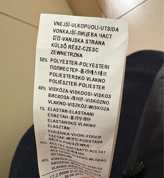 Giacca Benetton Blu/Grigio Tg.50