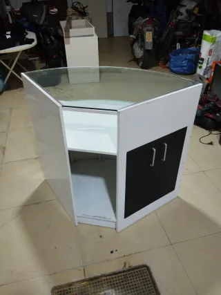 Mostrador curvo cristal