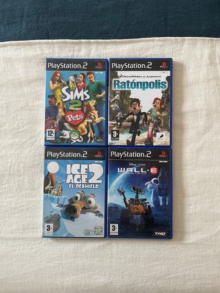 Lote 4 Juegos PS2
