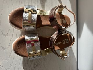 Sandalias GLD Golden Oro y Plata