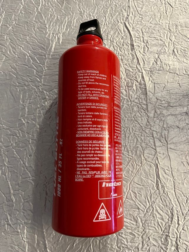 Botella gasolina Hebo (Laken) 1000 ml