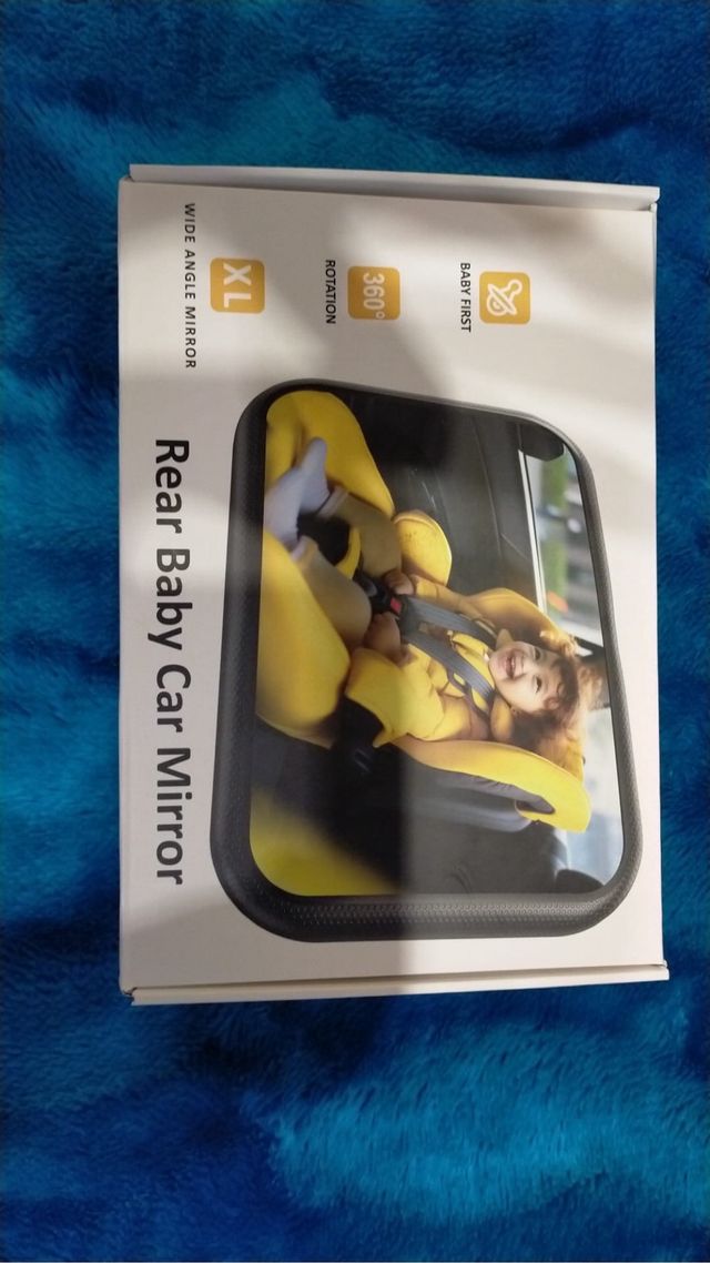 2 Espejos Coche Bebé Rear View XL 360°