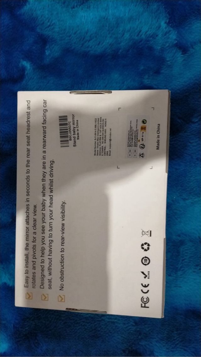 2 Espejos Coche Bebé Rear View XL 360°