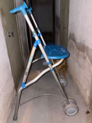 Andador Ortopedia 4 Ruedas Azul