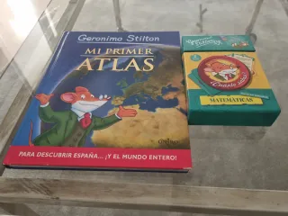 Lote Geromino Stilton:libro y juego.