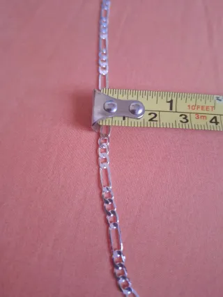 Collar cadena de plata.