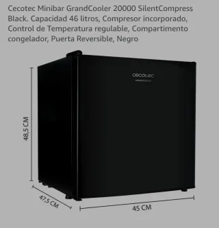 Mini frigorifero Cecotec GrandCooler 20000