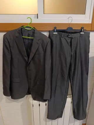 Traje Macson gris hombre