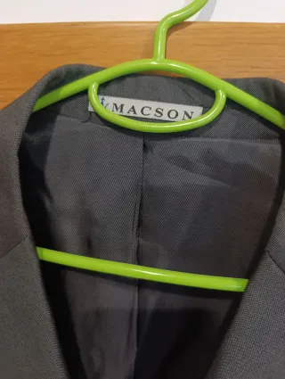 Traje Macson gris hombre