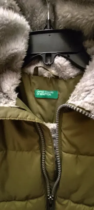 Piumino Benetton Bambino Verde