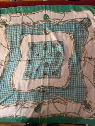 Foulard donna seta fantasia catene