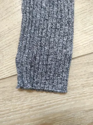 Bershka Jersey Gris Cuello Alto Talla M