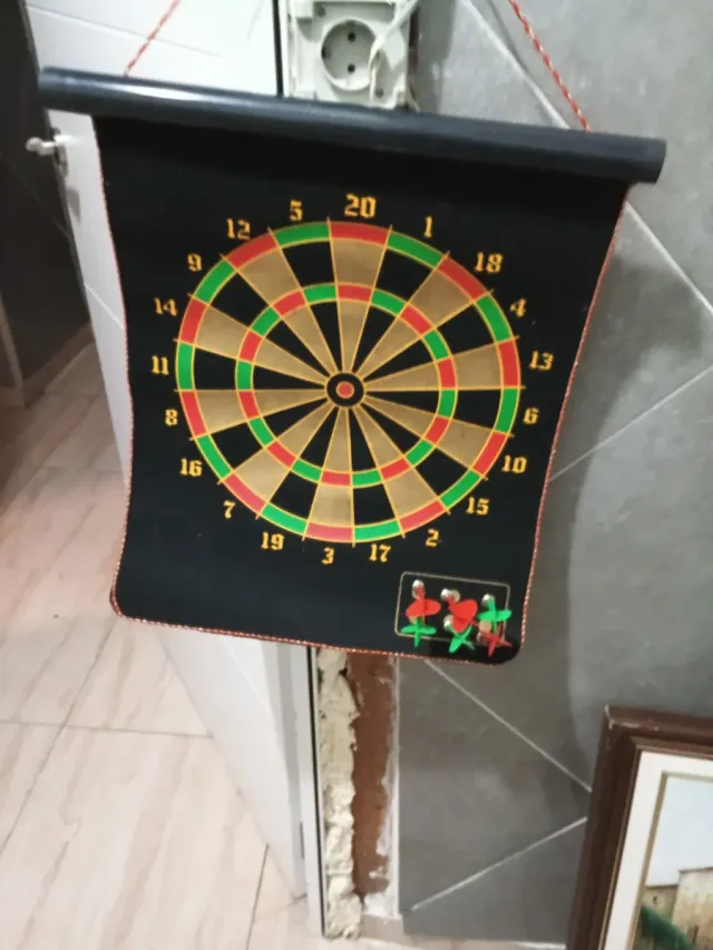 Diana de dardos de tela