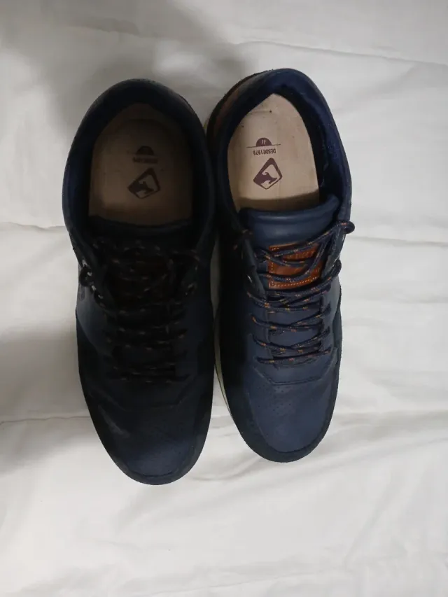 Zapatillas Kangaroos Azul y Marrón