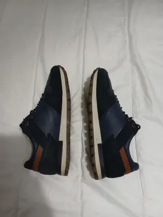 Zapatillas Kangaroos Azul y Marrón