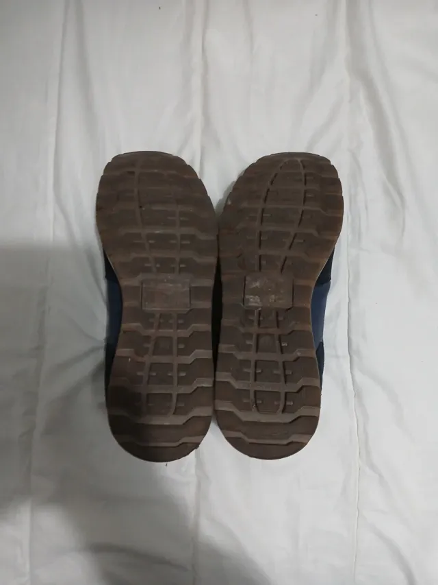 Zapatillas Kangaroos Azul y Marrón