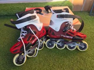 Patines en línea Rollerblade rojos