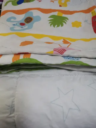 Edredón cuna + funda 100x120 cm